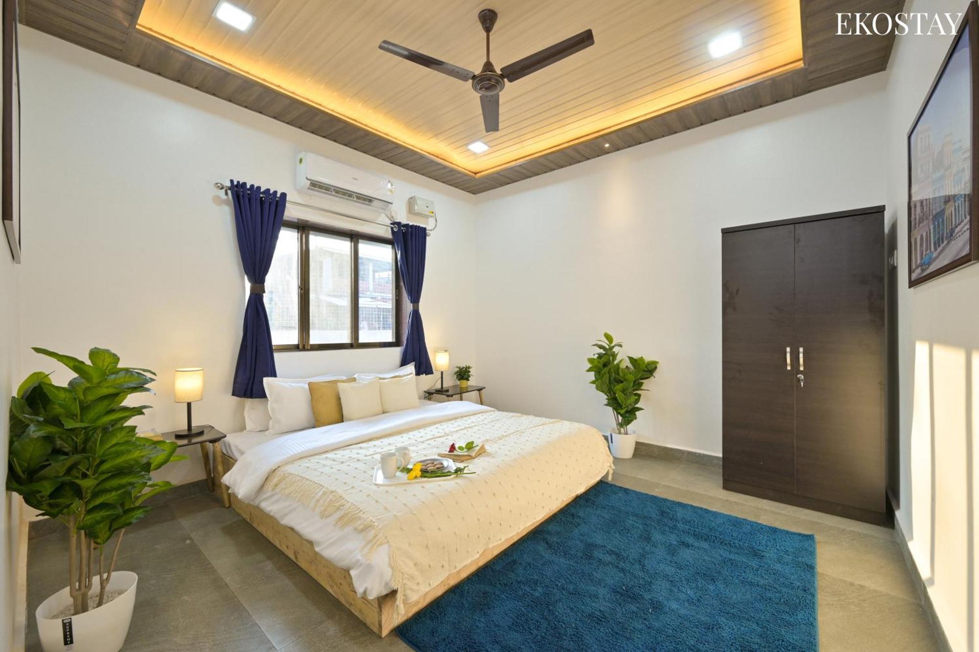Ekostay - Blue Door Villa Alibag Bagian luar foto