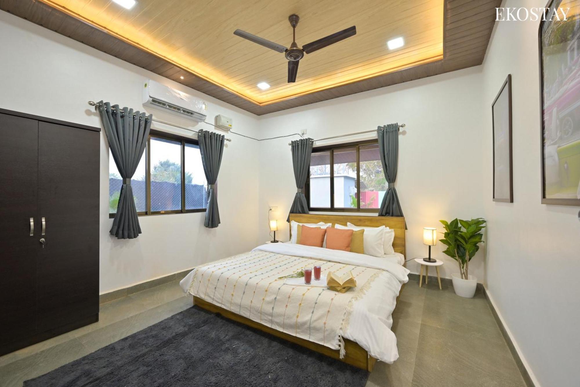 Ekostay - Blue Door Villa Alibag Bagian luar foto