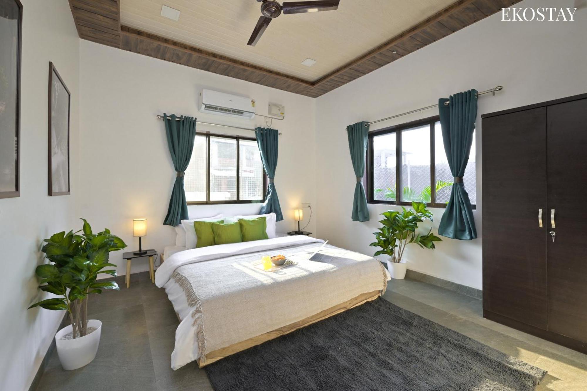Ekostay - Blue Door Villa Alibag Bagian luar foto