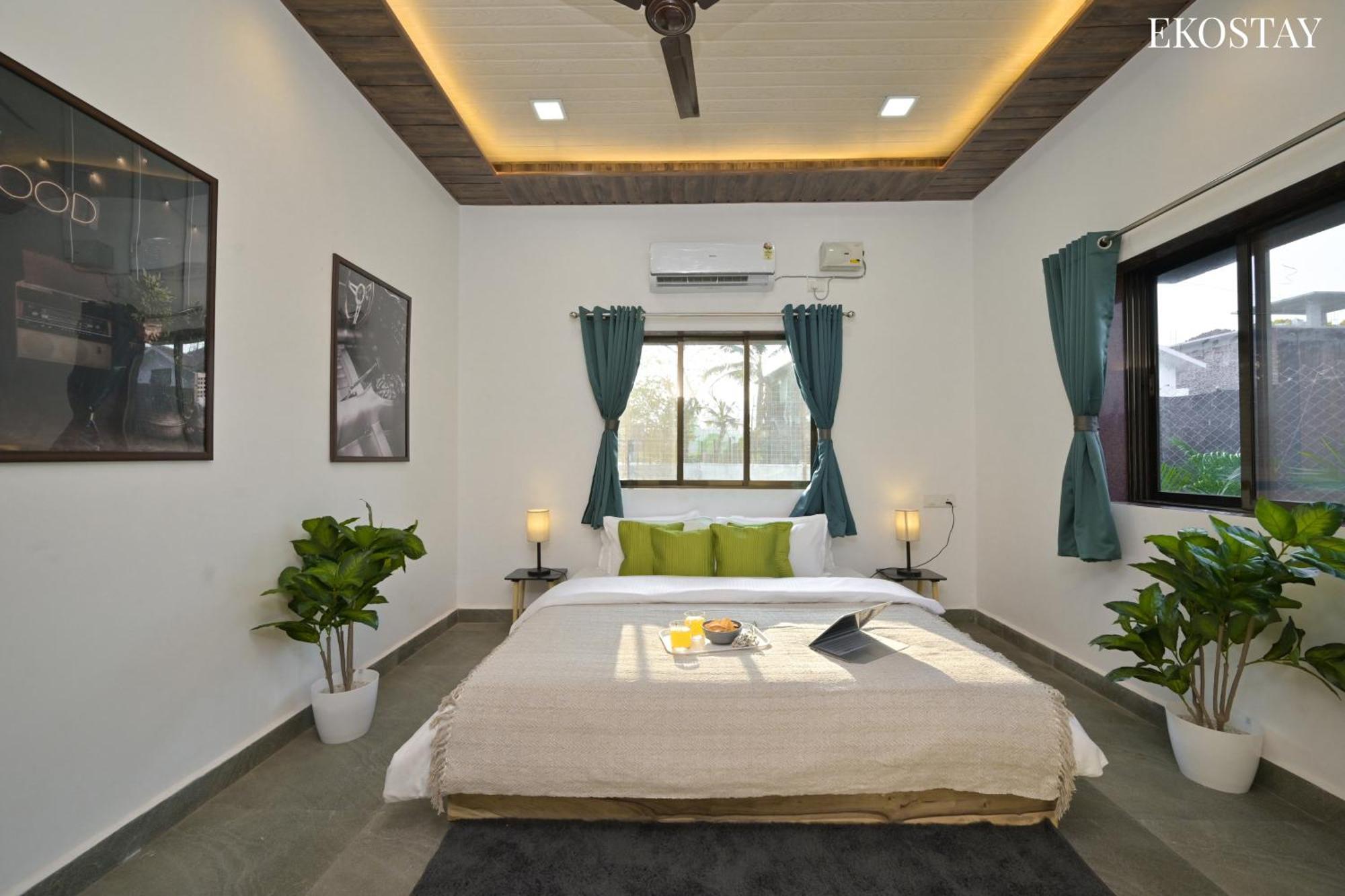 Ekostay - Blue Door Villa Alibag Bagian luar foto