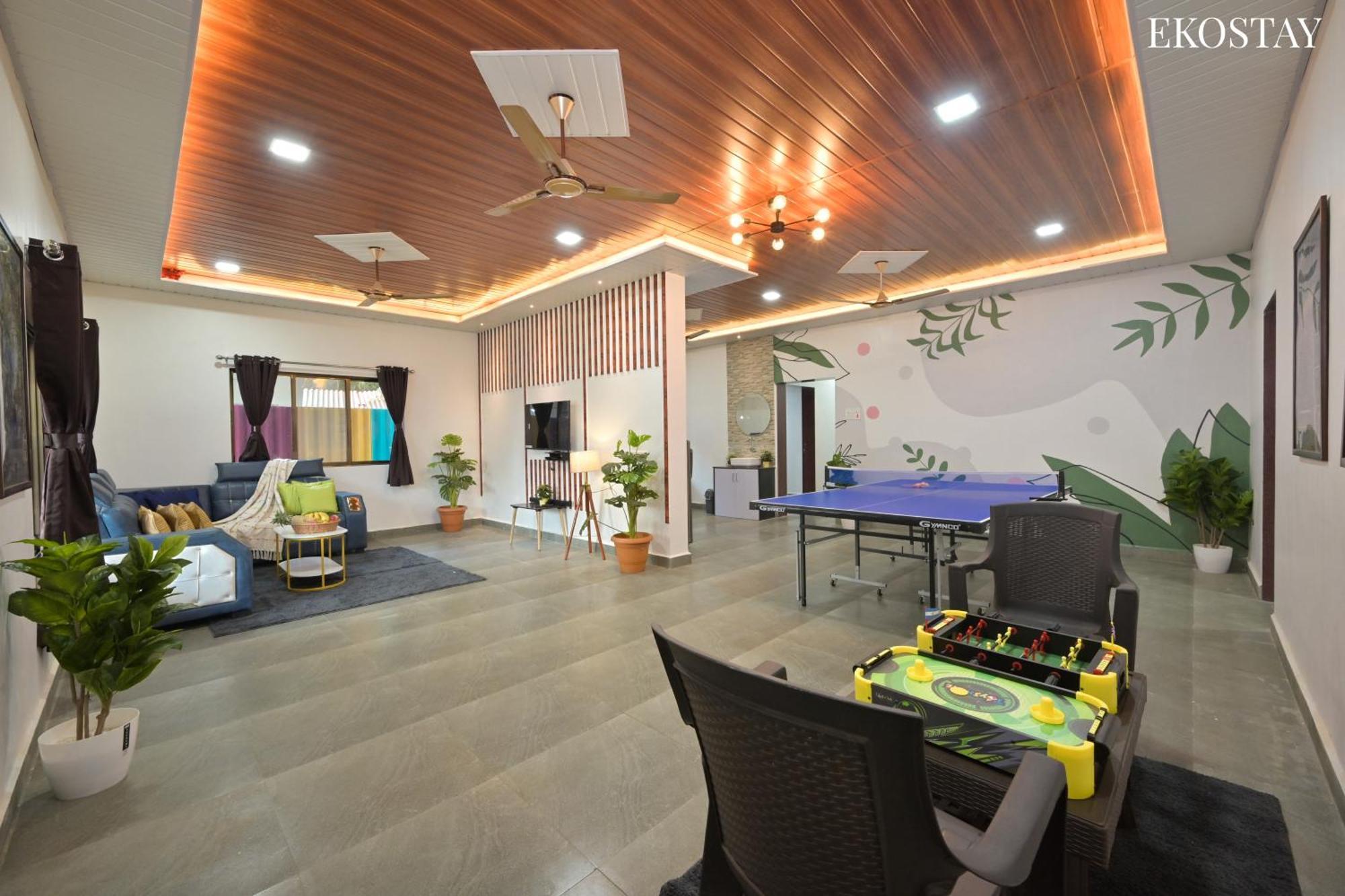 Ekostay - Blue Door Villa Alibag Bagian luar foto